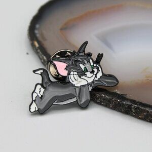 Jewelry pin brooch Tom & Jerry Cat cartoon fictional character cute adorable new
